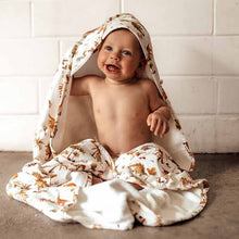 Load image into Gallery viewer, Dino I Organic Hooded Baby Towel - Snuggle Hunny Kids
