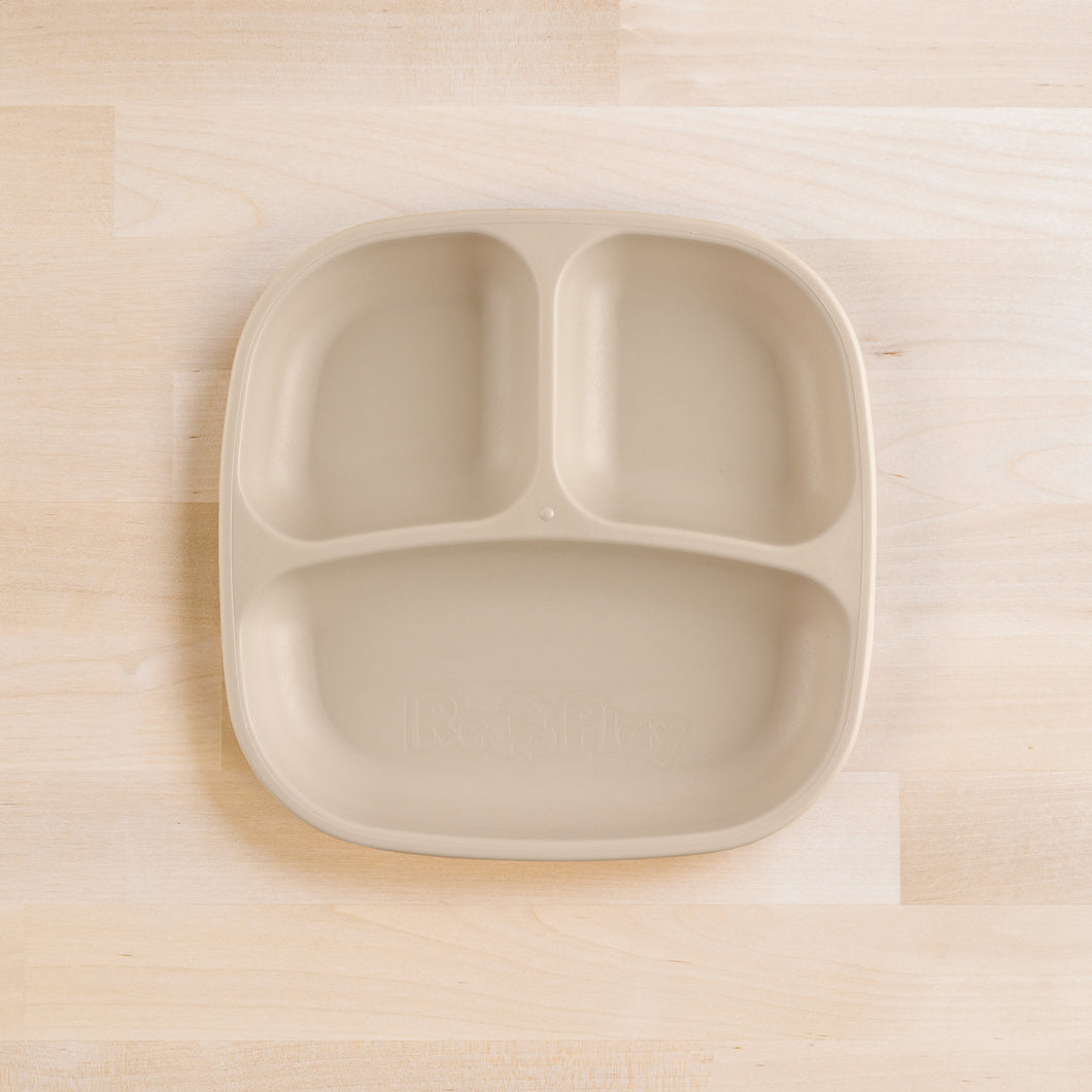 Re-Play Recycled Divided Plate - Beige