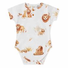 Load image into Gallery viewer, Lion Short Sleeve Bodysuit - Snuggle Hunny Kids (Size 0000 only)

