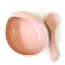 Load image into Gallery viewer, Silicone Bowl &amp; Spoon - CMC Gold
