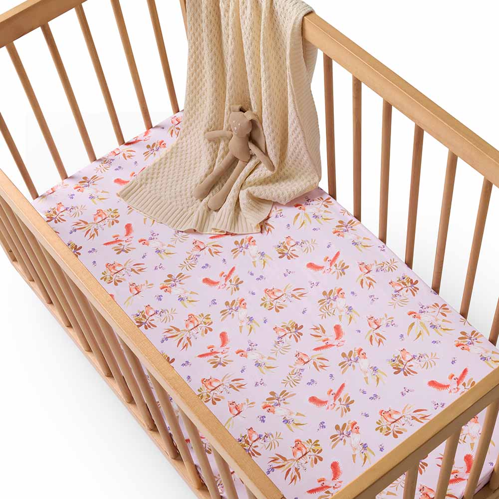 Major Mitchell l Fitted Cot Sheet - Snuggle Hunny Kids