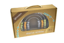 Load image into Gallery viewer, Yellow &amp; Teal l Wooden Rainbow Abacus - Calm &amp; Breezy
