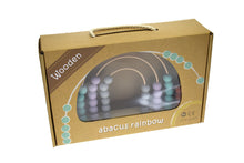Load image into Gallery viewer, Blue &amp; Lilac l Wooden Rainbow Abacus - Calm &amp; Breezy
