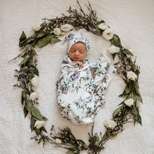 Load image into Gallery viewer, Eucalypt l Jersey Wrap &amp; Beanie Set - Snuggle Hunny Kids
