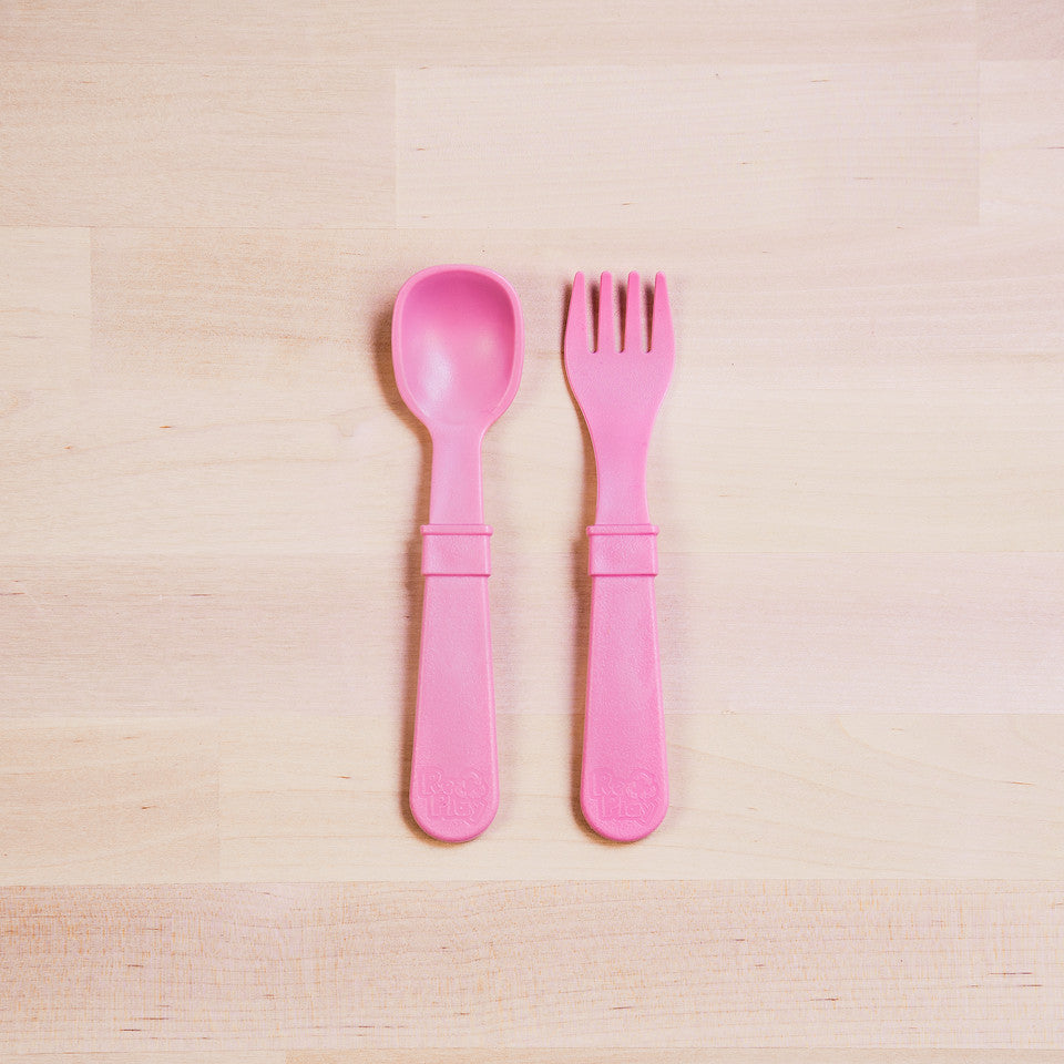 Re-Play Recycled Cutlery - Baby Pink