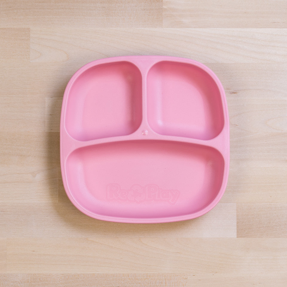 Re-Play Recycled Divided Plate - Baby Pink