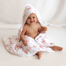 Load image into Gallery viewer, Ballerina I Organic Hooded Baby Towel - Snuggle Hunny Kids
