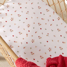 Load image into Gallery viewer, Ladybug l Bassinet Sheet/Change Pad Cover - Snuggle Hunny Kids
