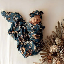 Load image into Gallery viewer, Belle l Jersey Wrap &amp; Topknot Set - Snuggle Hunny Kids
