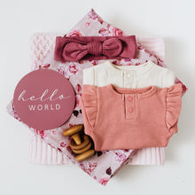 Load image into Gallery viewer, Blossom &amp; Dusk l Reversible Milestone Cards - Snuggle Hunny Kids
