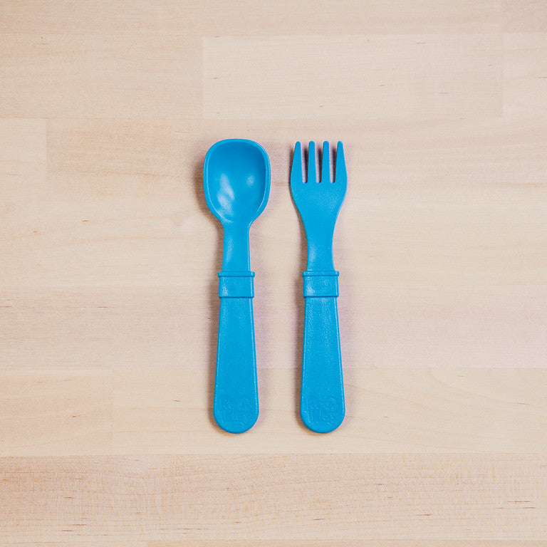 Re-Play Recycled Cutlery - Sky Blue
