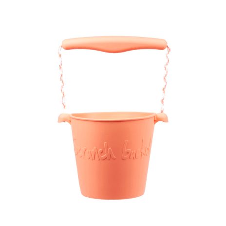 Neon Coral I Collapsible Bucket - Scrunch