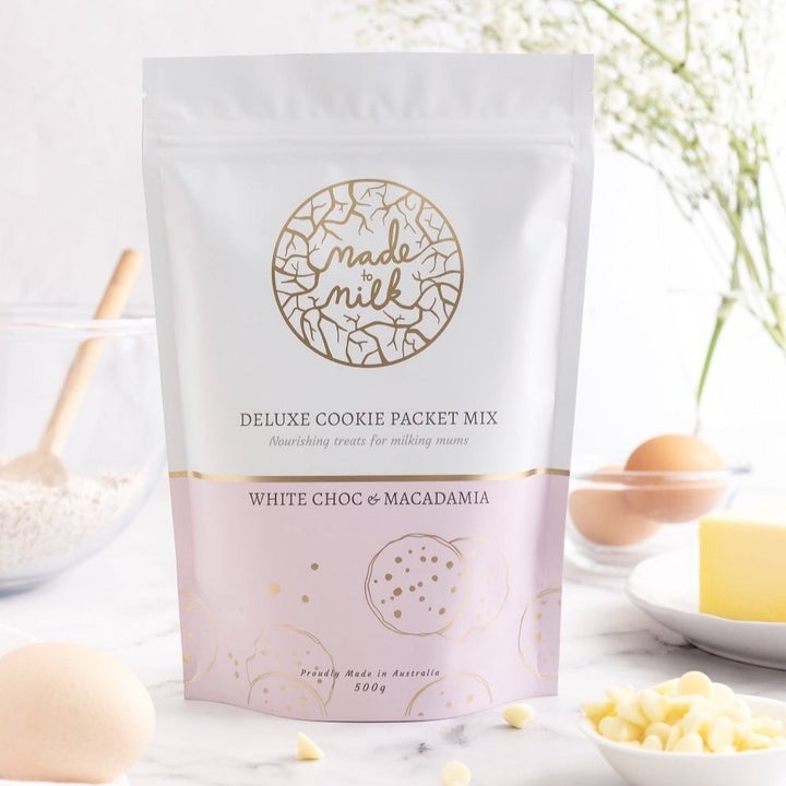 White Choc & Macadamia Packet Mix - Made To Milk