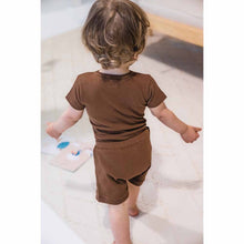 Load image into Gallery viewer, Chocolate Organic Shorts - Snuggle Hunny Kids
