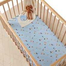 Load image into Gallery viewer, Dream l Fitted Cot Sheet - Snuggle Hunny Kids
