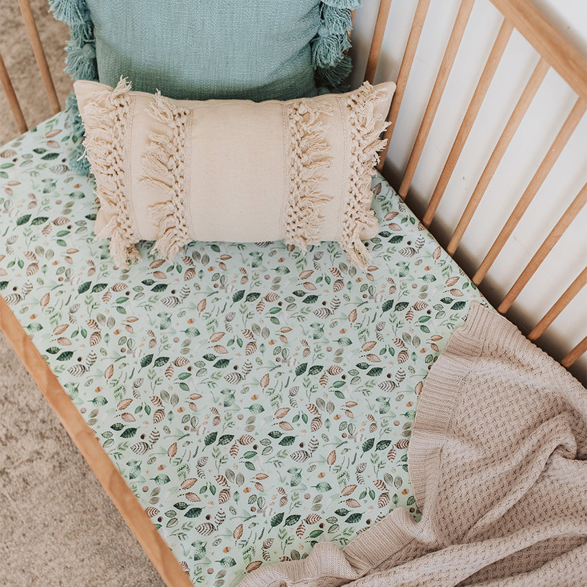 Daintree l Fitted Cot Sheet - Snuggle Hunny Kids