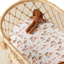Load image into Gallery viewer, Dino l Bassinet Sheet/Change Pad Cover - Snuggle Hunny Kids
