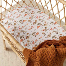 Load image into Gallery viewer, Dino l Bassinet Sheet/Change Pad Cover - Snuggle Hunny Kids
