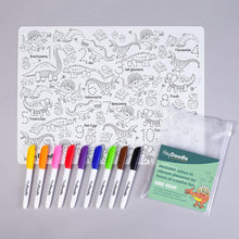Load image into Gallery viewer, DinoRoar I Reusable Silicon Colour Mat - Hey Doodle
