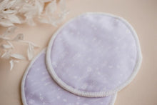 Load image into Gallery viewer, Mauve Floret l Reusable Breast Pads - My Little Gumnut

