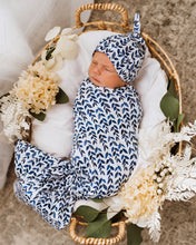 Load image into Gallery viewer, Nightshade l Jersey Wrap &amp; Beanie Set - Snuggle Hunny Kids
