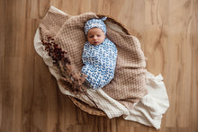 Load image into Gallery viewer, Nightshade l Snuggle Swaddle &amp; Beanie Set - Snuggle Hunny Kids
