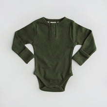 Load image into Gallery viewer, Olive I Long Sleeve Bodysuit - Snuggle Hunny Kids
