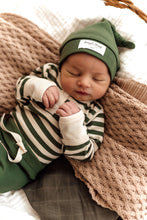 Load image into Gallery viewer, Olive l Ribbed Knotted Beanie - Snuggle Hunny Kids
