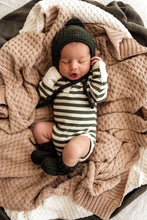 Load image into Gallery viewer, Olive - Wool Bonnet &amp; Bootie Set - Snuggle Hunny Kids
