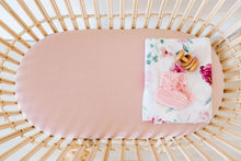 Load image into Gallery viewer, Lullaby Pink l Bassinet Sheet/Change Pad Cover - Snuggle Hunny Kids
