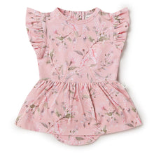 Load image into Gallery viewer, Pink Wattle - Organic Dress - Snuggly Hunny Kids
