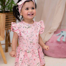Load image into Gallery viewer, Pink Wattle - Organic Dress - Snuggly Hunny Kids
