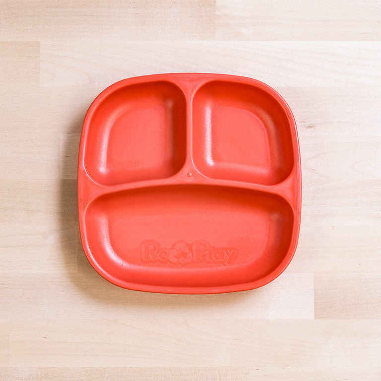 Re-Play Recycled Divided Plate - Red