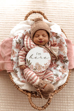 Load image into Gallery viewer, Rose Stripe Growsuit - Snuggle Hunny Kids
