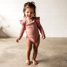Load image into Gallery viewer, Rose I Long Sleeve Bodysuit - Snuggle Hunny Kids
