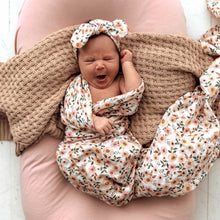 Load image into Gallery viewer, Spring Floral l Organic Muslin Wrap - Snuggle Hunny Kids
