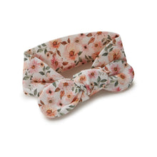 Load image into Gallery viewer, Spring Floral Organic Topknot - Snuggle Hunny Kids
