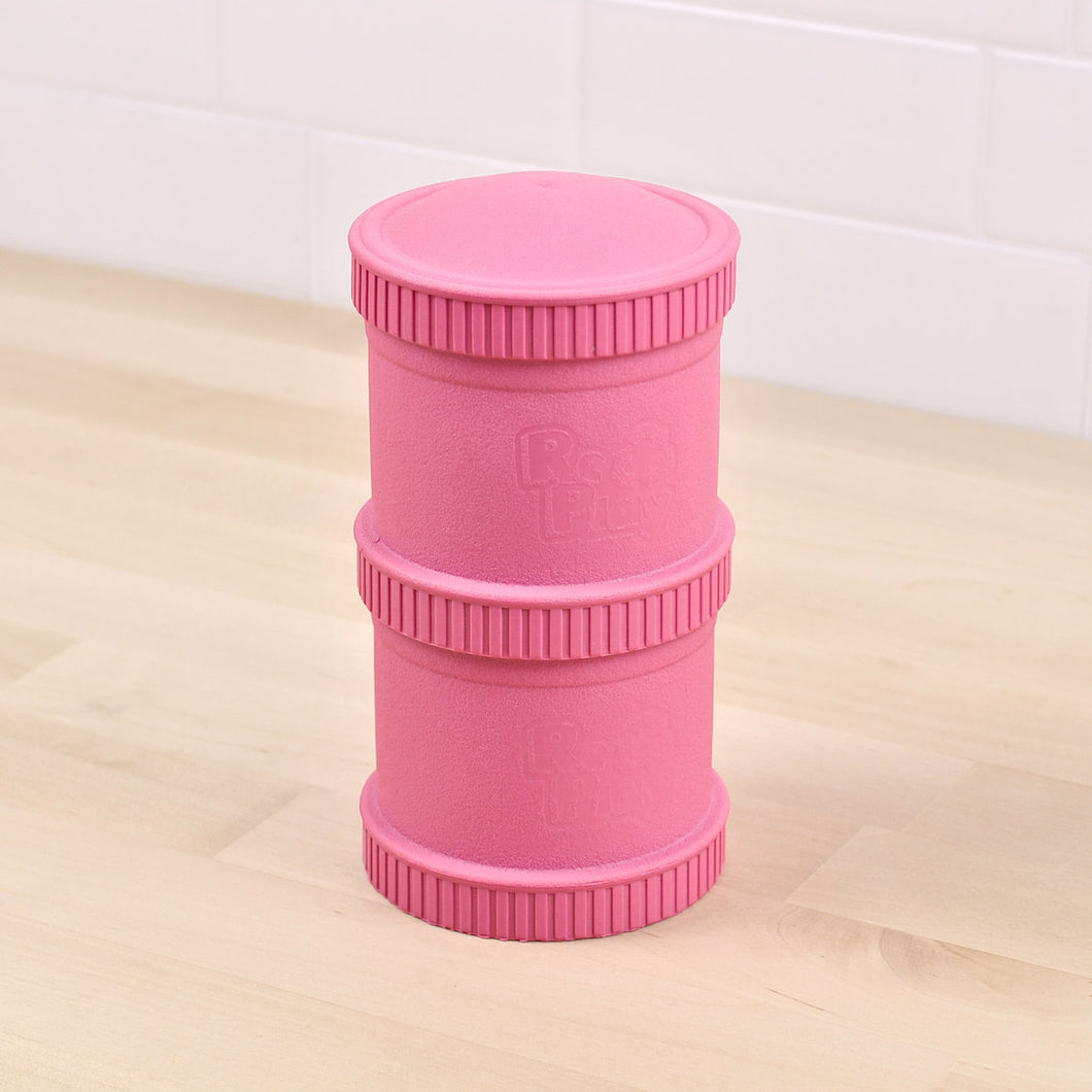 Re-Play Recycled Snack Stack - Bright Pink