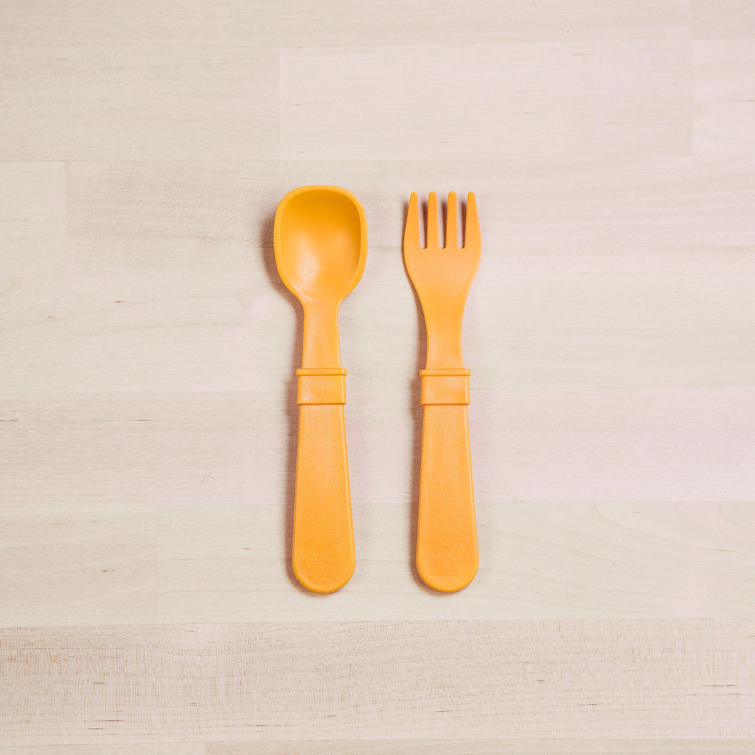 Re-Play Recycled Cutlery - Sunny Yellow