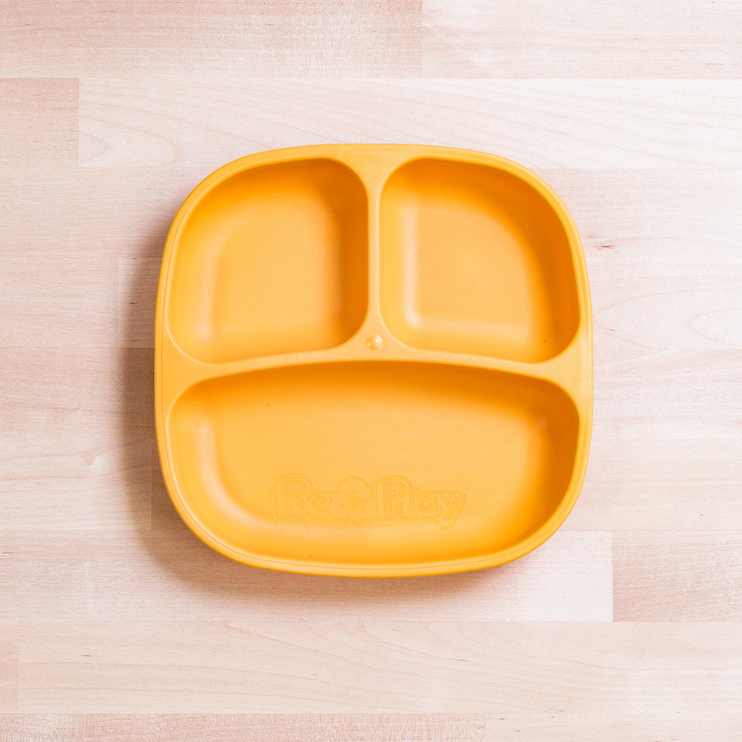 Re-Play Recycled Divided Plate - Sunny Yellow