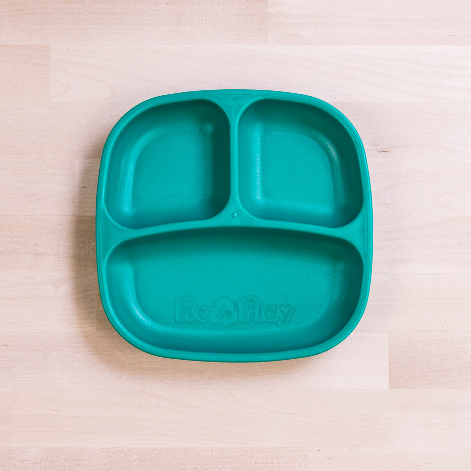 Re-Play Recycled Divided Plate - Teal