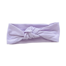 Load image into Gallery viewer, Lilac Bamboo Top Knot - Two Darlings

