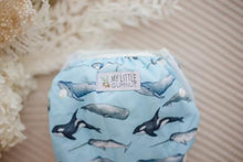 Load image into Gallery viewer, Whales l Swim Nappy Large - My Little Gumnut
