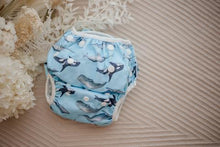 Load image into Gallery viewer, Whales l Swim Nappy Medium - My Little Gumnut
